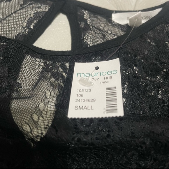 Maurices lace accent long sleeve top NWT size small - Picture 9 of 11